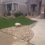front yard landscape design by Advanced Landscaping & Sprinklers Inc.