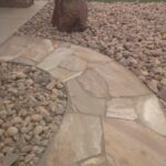 entryway landscape design & stonework in CO