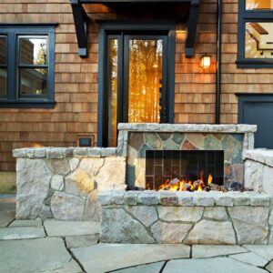 Outdoor Fireplace